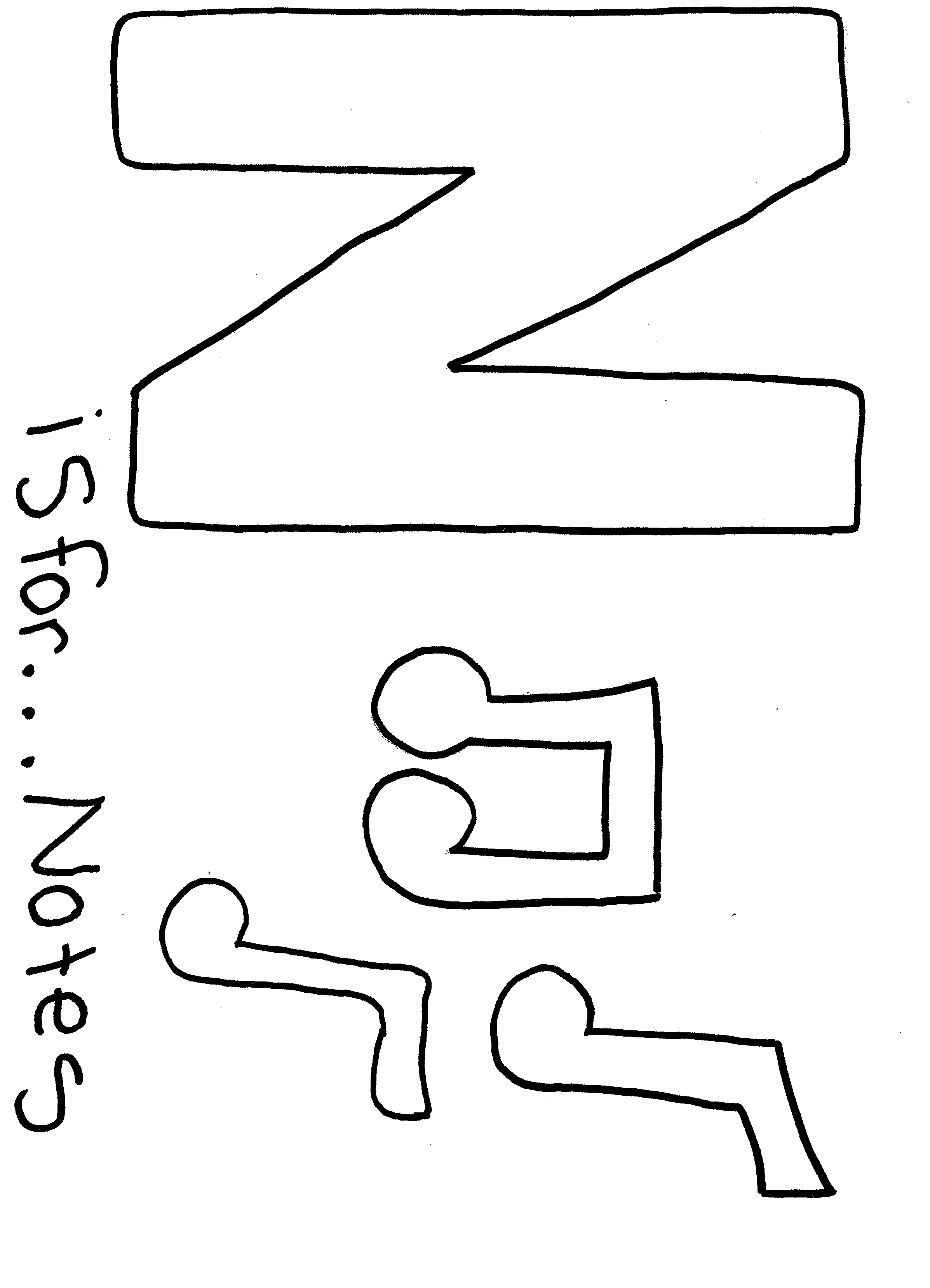 free family activity - alphabet coloring page featuring the letter N